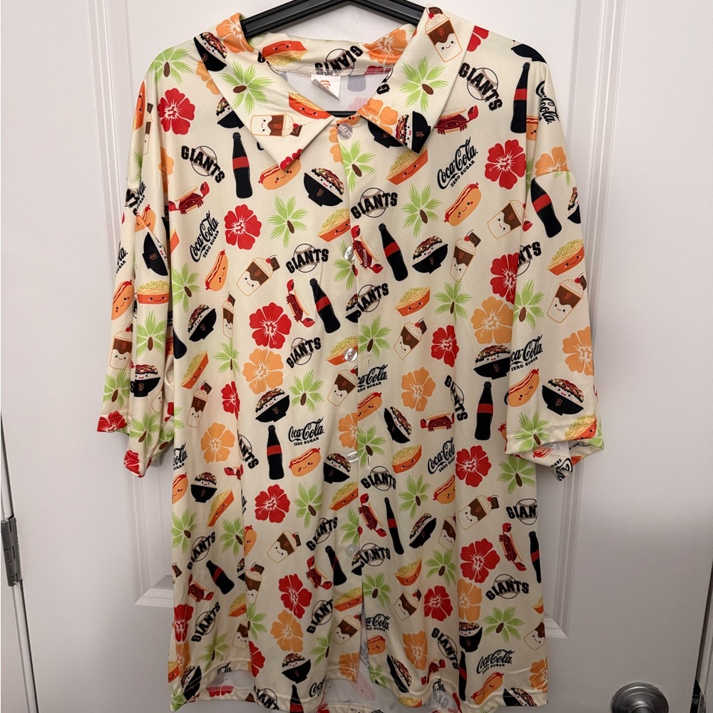 Coca-Cola Giants Themed Shirt